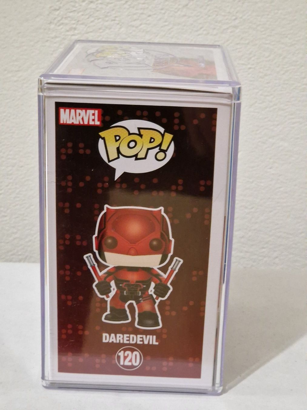Funko Statuette: Funko Pop Marvel Daredevil Red Suite #120+ Acryl-Schutzhülle – Nuovo (secondo la descrizione) da Igis venduto da Vulleta.38 2