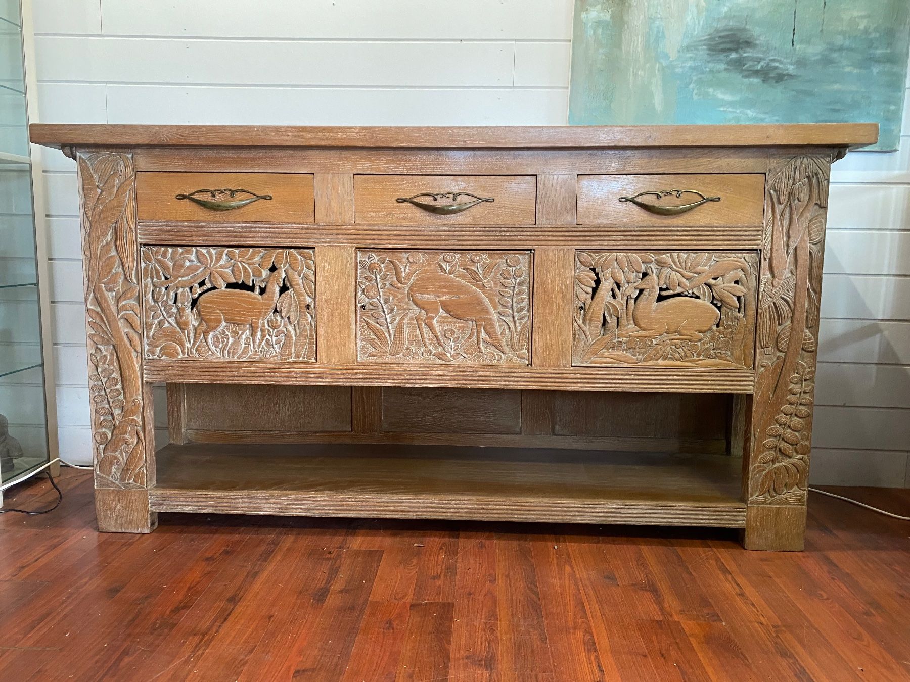Cassettiere: Handgefertigtes, antikes Holz Sideboard geschnitzt – Usato da Ballwil venduto da ClassicGallery 6