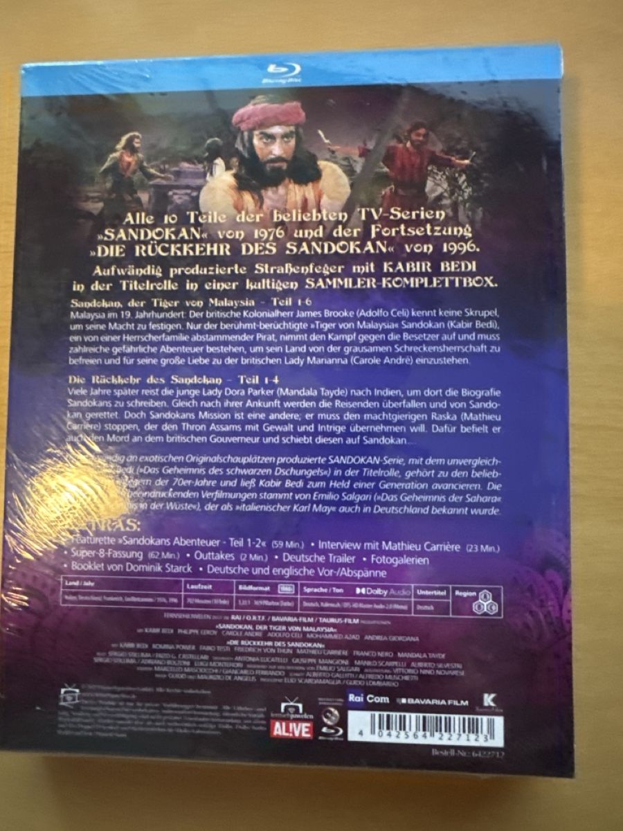Tous les DVDs: Sandokan Komplettbox – Neuf avec emballage d'origine à Brunnadern par Nanuk60 1