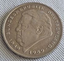 2 DM Bundesrepublik Deutschland 1989 Münze guter Zustand