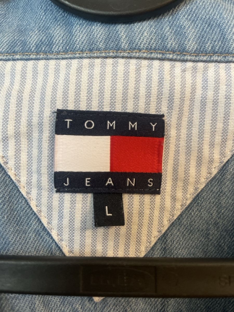 Tommy Hilfiger Vestiti: Tommy Jeans Kleid hellblau L  – Nuovo (secondo la descrizione) da Zug venduto da matjeanine 2