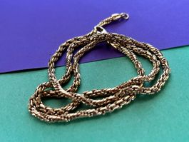 Vergoldete Kette rund- lovely
