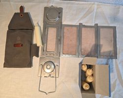 CH-Armee Faltlaterne in. Stofftasche und Kerzenbox