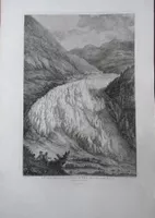 Grindelwald Originalkupferstich von Le Barbier 1780