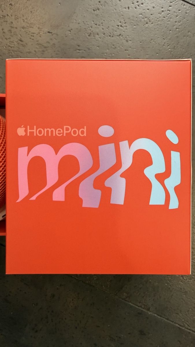 Apple Lautsprecher: Apple HomePod mini Orange Smart Speaker – Neu (gemäss Beschreibung) aus Grub SG von Crispin1990