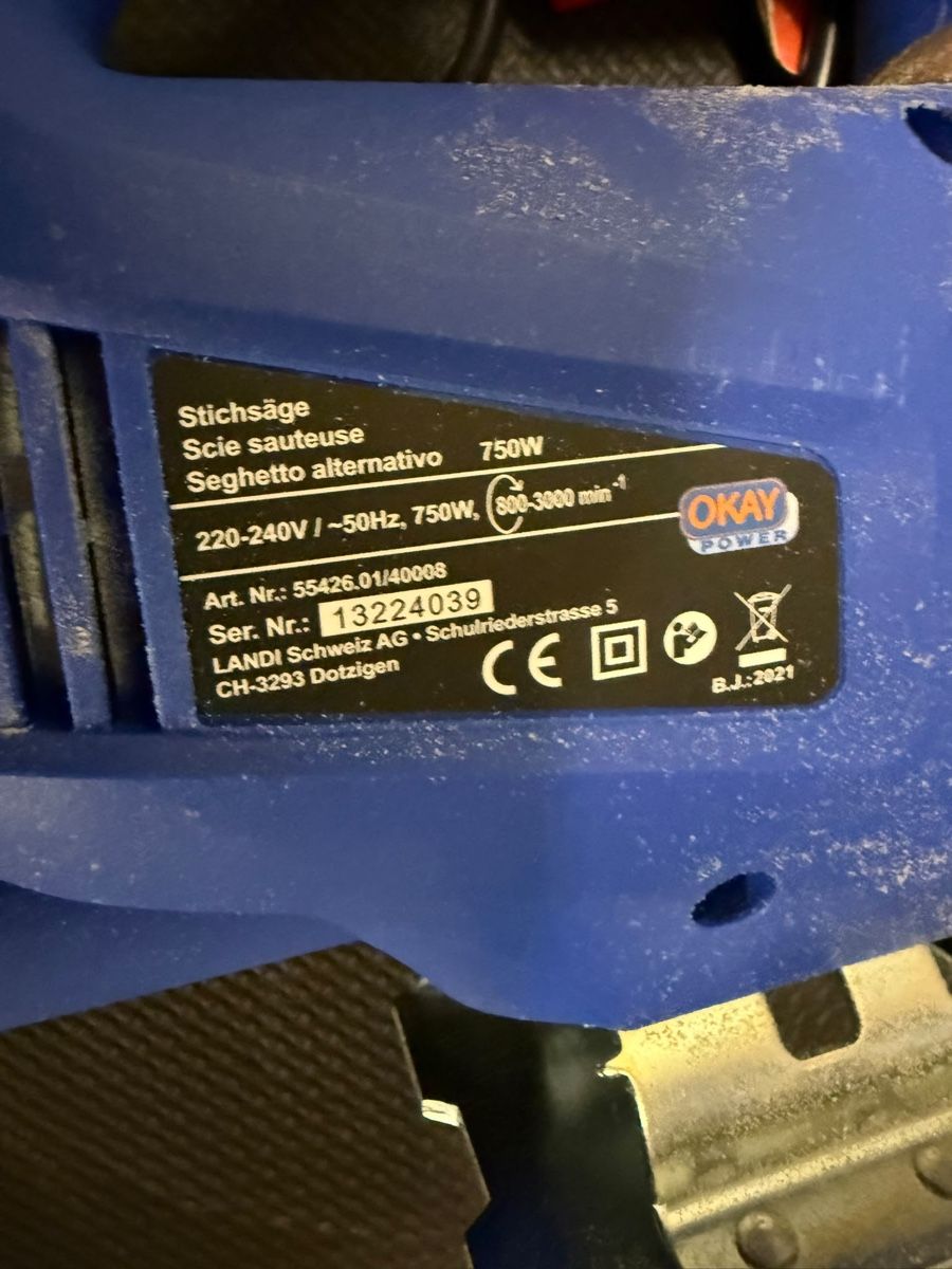 Seghe: OKAY POWER Stichsäge blau gebraucht – Usato da Seengen venduto da tam_pv9t 1