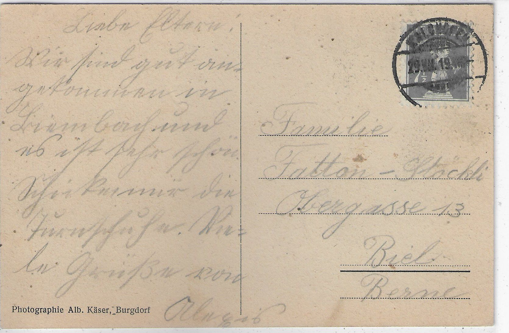 Cartoline postali: Kurhaus Biembach-Bad im Emmental – Usato da Ettingen venduto da Kartenplanet 1