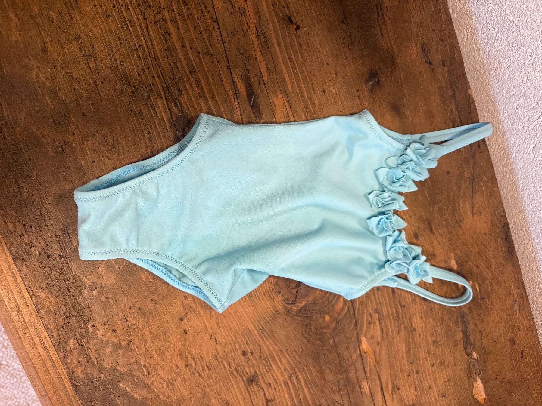 Triumph Costumi da bagno: Triumph Badeanzug, Gr. 92, hellblau, mit Blumen – Usato da Aathal-Seegräben venduto da Neja80