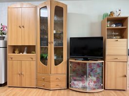 TV Wohnwand Wandschrank Kommode