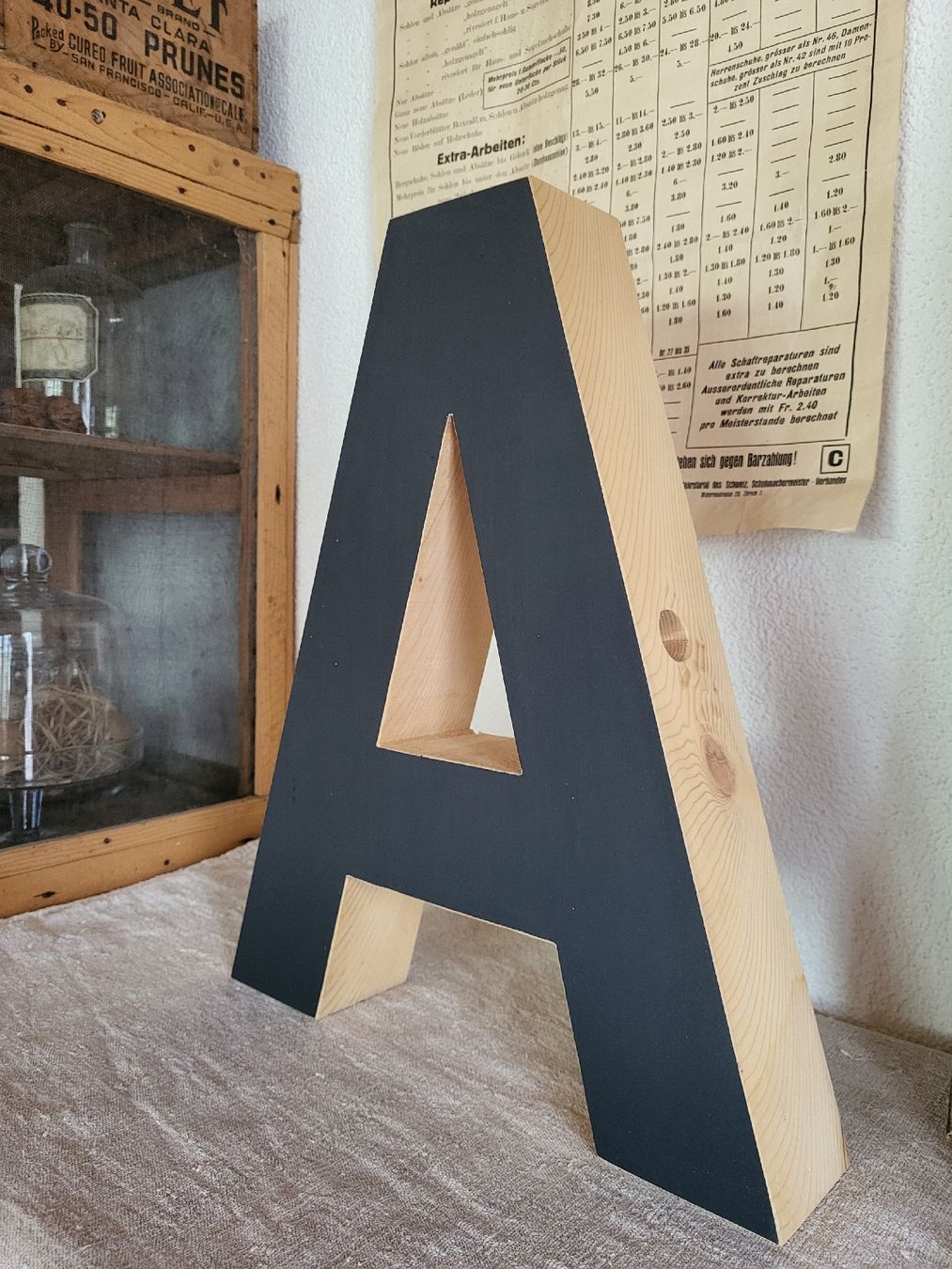 Tutte le decorazioni: buchstabe holz, industrie, vintage, loft, objekt, geschenk – Nuovo (secondo la descrizione) da Frutigen venduto da Tipp1 2