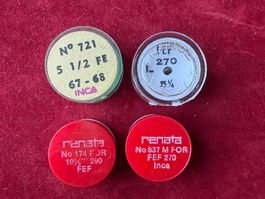 F.E.F. - Lot 4 Balanciers Complets Divers Calibres - NEUFS