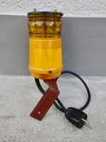 Warnleuchte gelb mit Halterung und Kabel 230V Signalleuchte