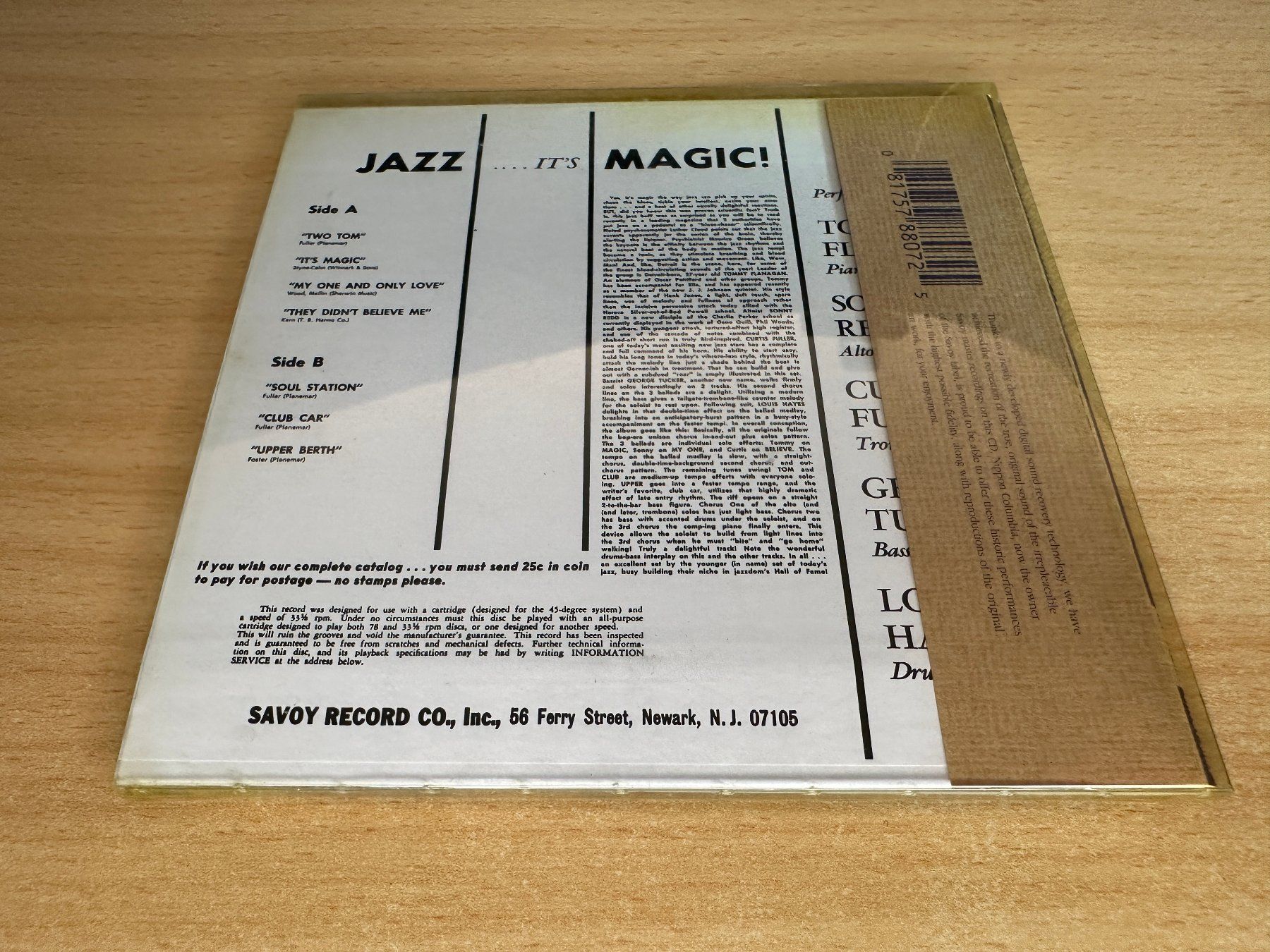 CD: Curtis Fuller – Jazz...It's Magic! – Usato da Rikon im Tösstal venduto da Alpenmutz 1