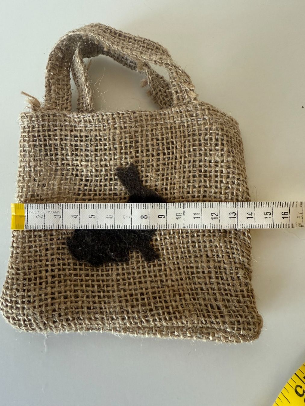 Tutte le decorazioni: 9 x Kleine Jutesack-Set "Häschen" - 2-teilig – Nuovo e nell'imballaggio originale da Winterthur venduto da brittalili 4