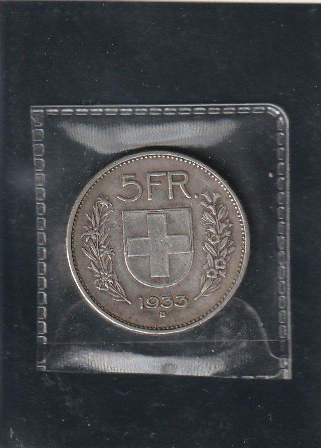 Toutes les monnaies: 5 Franken 1933 – D'occasion à Rorschacherberg par fratovi2