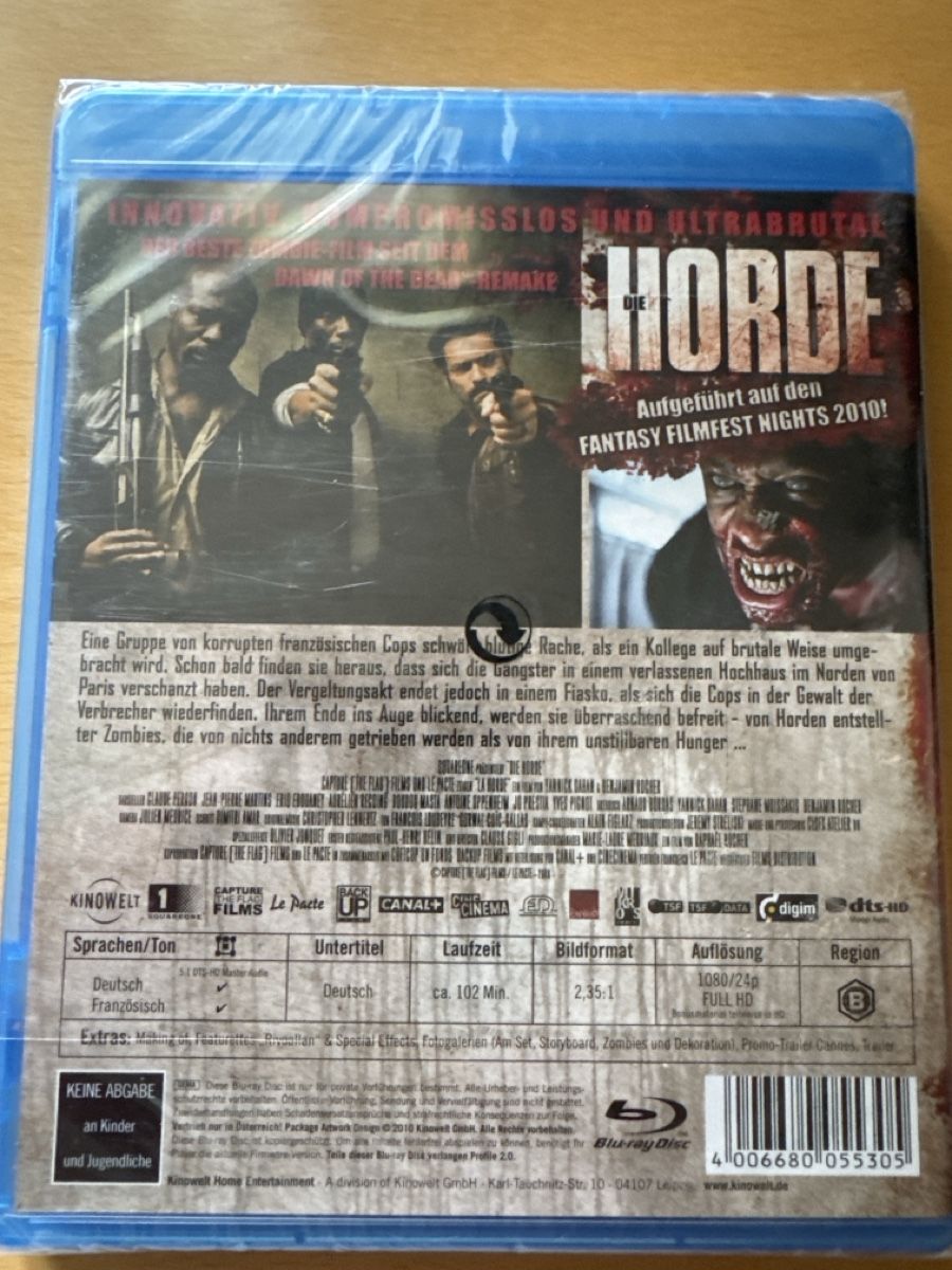 Tutti i DVDs: Die Horde Uncut Neuware – Nuovo e nell'imballaggio originale da Brunnadern venduto da Nanuk60 1