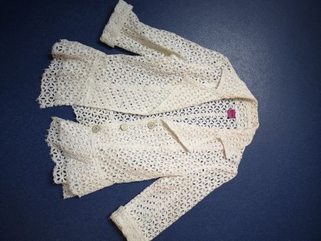 Jacke von Safe the Queen weiss Grösse L