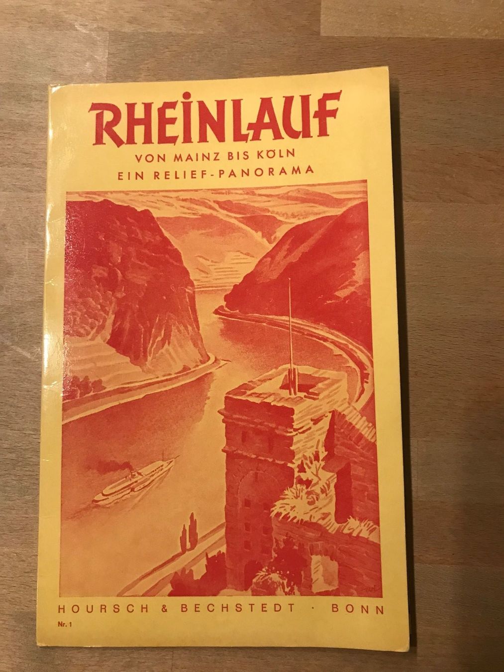 Cartine & Atlanti: Rheinlauf von Mainz bis Köln – Usato da Lohn-Ammannsegg venduto da elch_55