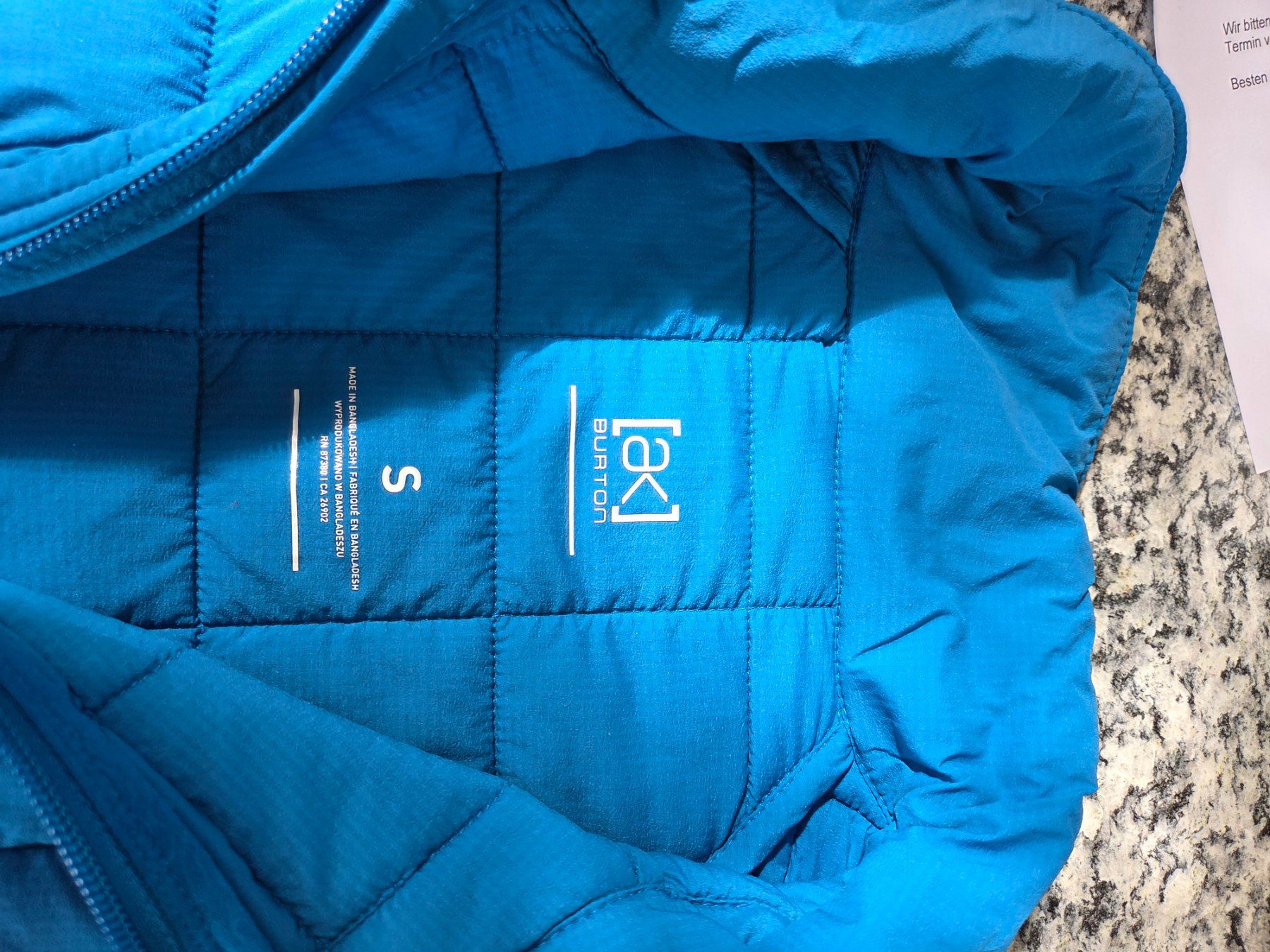 Burton Jacken: Ak Burton Primaloft Jacke, blau, S – Gebraucht aus Murten von elmex42 2