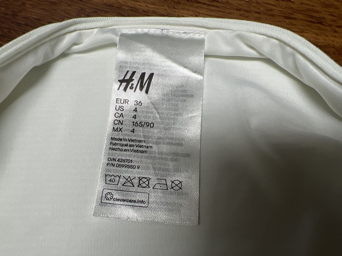 H&M Costumi da bagno & Bikini: Bikini Hose Gr. 36 Farbe cremeweiß – Usato da HORGEN venduto da vladibarca10 2