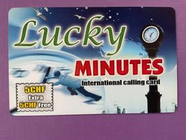 Prepaid Telefonkarte. Lucky