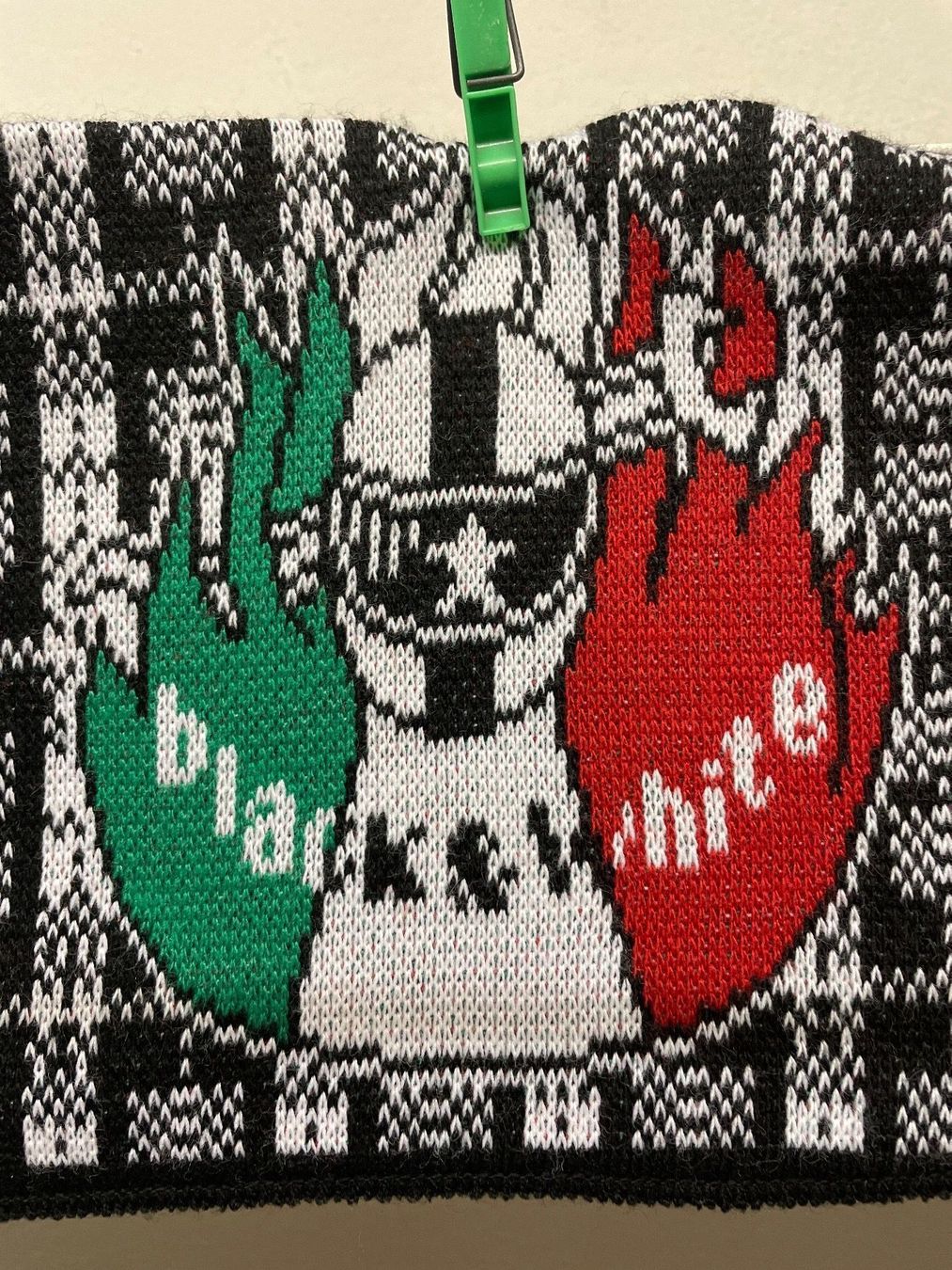 Sciarpa Ultras Juventus Fighters 1985 Originale, Rara, Panno a Vernice