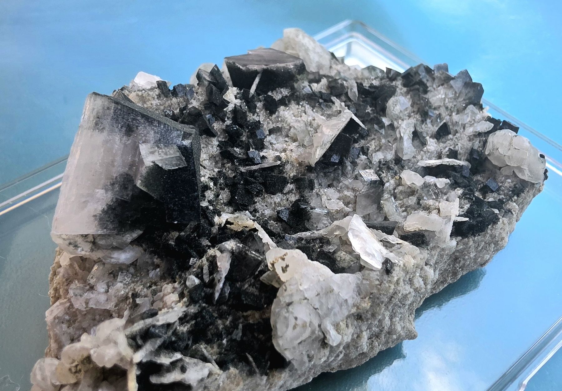 Mineralien & Heilsteine: Mineralien: Calcit mit Adular. Chummibort Binntal – Gebraucht aus Glis von nbu_65ys 3