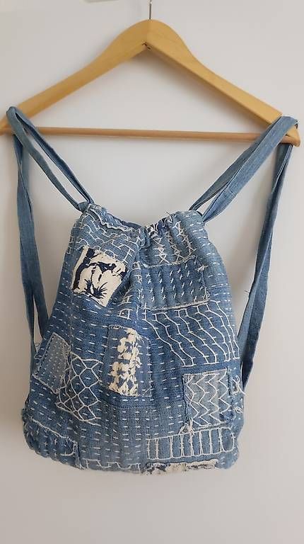 Zaini: Jeans Rucksack handgemacht – Usato da Sempach Station venduto da Szizi 2