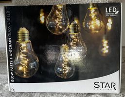 LED Lichterkette Glühbirnen Optik Star Trading