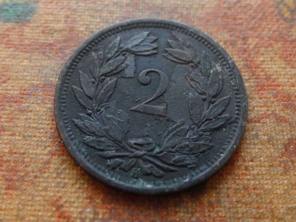 Tutti le monete: 2 Rp. 1883   (A) – Usato da Romanel-sur-Lausanne venduto da Swift13 1