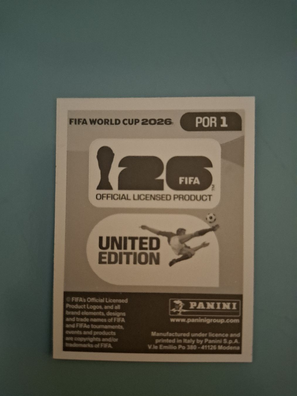 Panini Carte collezionabili: Paninibild POR 1 – Nuovo (secondo la descrizione) da Auw venduto da jea.12 1