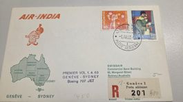 1963 Erstflug Genf - Sydney