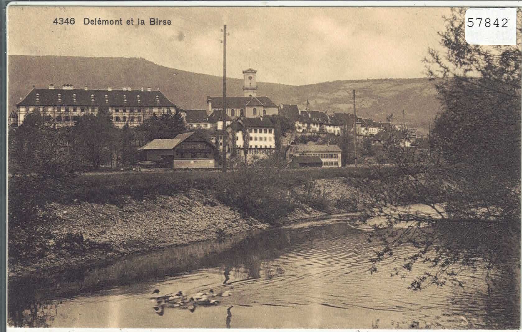 Ansichtskarten: Delemont et la Birse – Gebraucht aus Ettingen von Kartenplanet