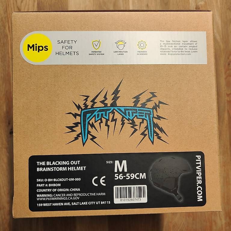 Caschi: PIT VIPER Mips Helm "THE BLACKING OUT BRAINSTORM " (neu) – Nuovo e nell'imballaggio originale da Meilen venduto da StyLenny7 1