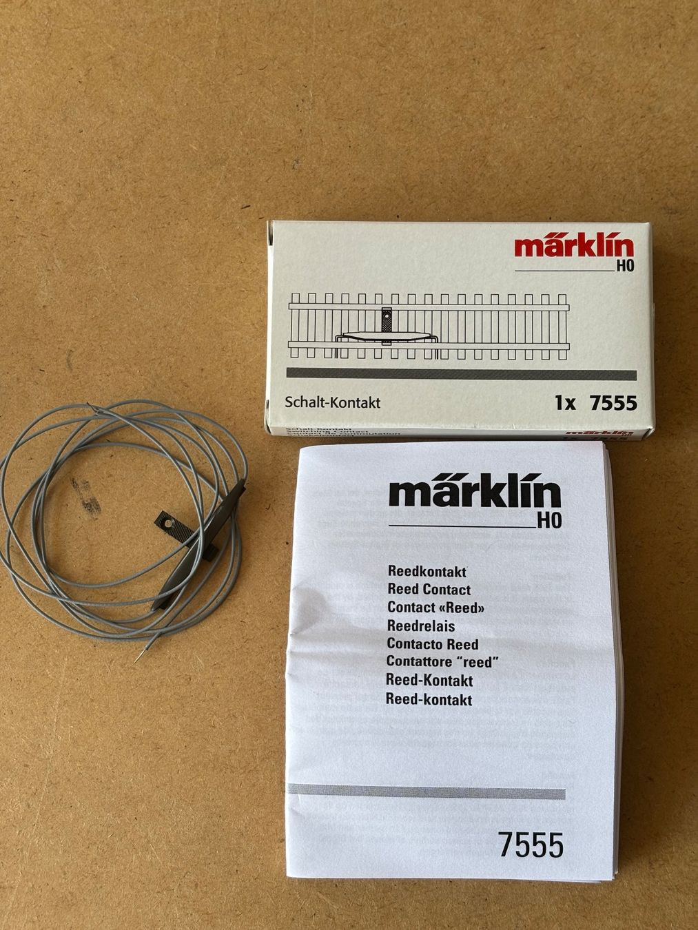 Marklin 7555 Schaltkontakt fur Gleis C - K Fabrikneu Mit OVP (Neu und ...