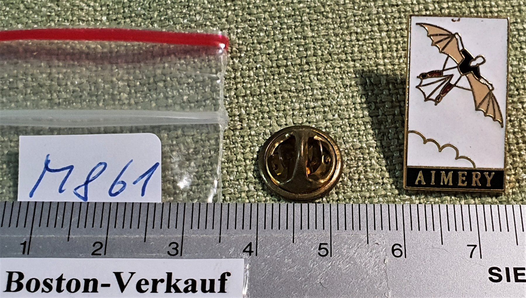 Plaquettes & Badges: M861 - Pin Fluggerät  AIMERY – D'occasion à Reinach BL par Boston-Verkauf 1