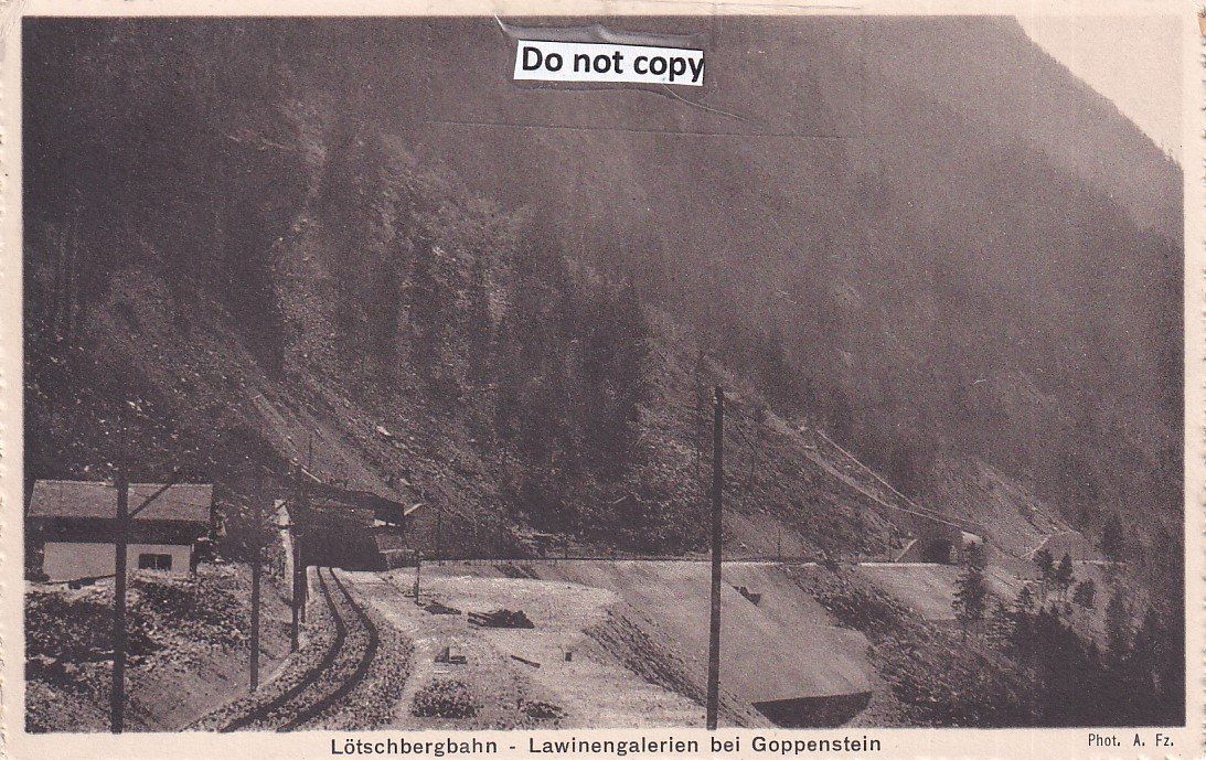 Cartoline postali: Goppenstein  VS / Eisenbahn/ Autoverlad VS  -  6 div. Karten – Usato da Brig venduto da Valcards54 1
