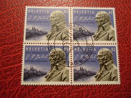 Marke Johann Peter Hebel 2010, FDC + Lose Viererblock ET-o