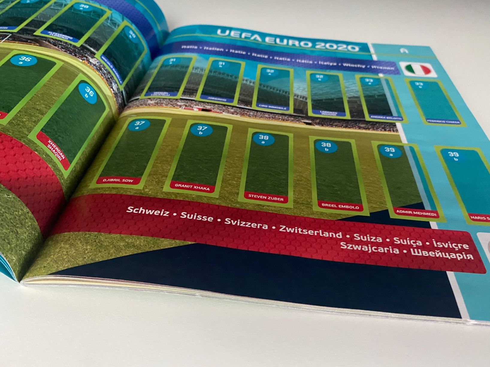 Panini Album: Panini Leeralbum EM 2020 seltene Version. – Usato da Hergiswil LU venduto da FcMalkov 4