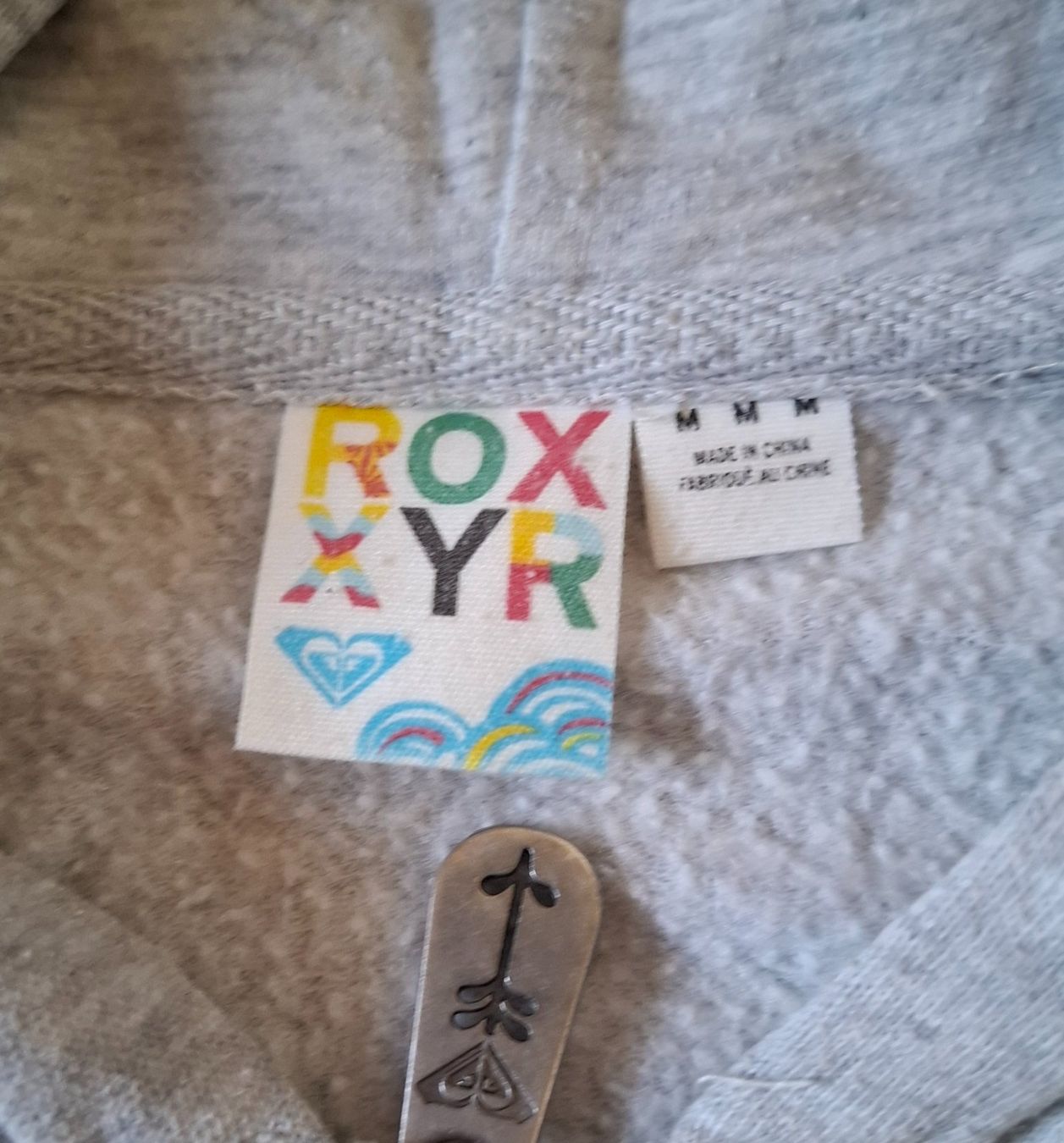 Roxy Jacken: Roxy Kapuzenjacke / Hoodie Grau M – Gebraucht aus Richterswil von Palmer2012 1