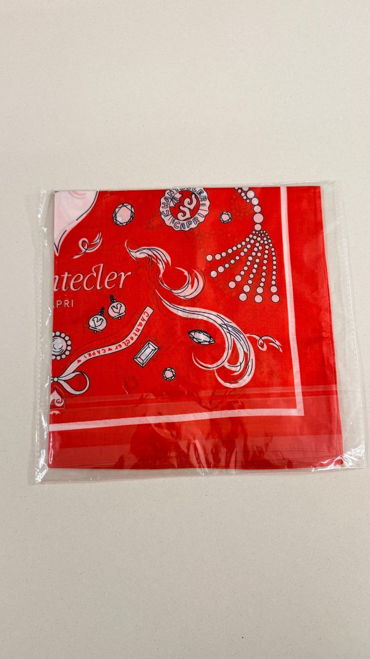 Foulard & Sciarpe: Halstuch Chantecler rot Damen neu – Nuovo e nell'imballaggio originale da Wollerau venduto da falkenauge444 1