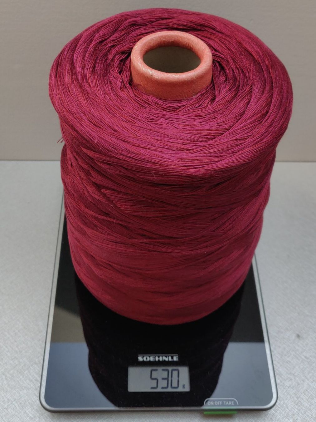Wolle: Seide Shappe 100% Servizi e Seta Handstricken 490g Granat – Neu (gemäss Beschreibung) aus Lufingen von Rosenquarz7 5