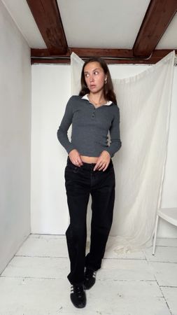 Vintage Levi's black denim jeans 