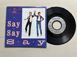 MICHAEL JACKSON tolle Single PAUL MCCARTNEY Say say say Top