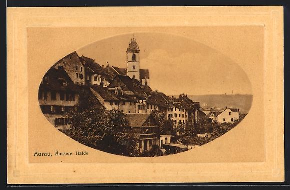 Cartes postales: Aarau, Ortsansicht mit äusserer Halde – D'occasion à Berlin par bartko-reher