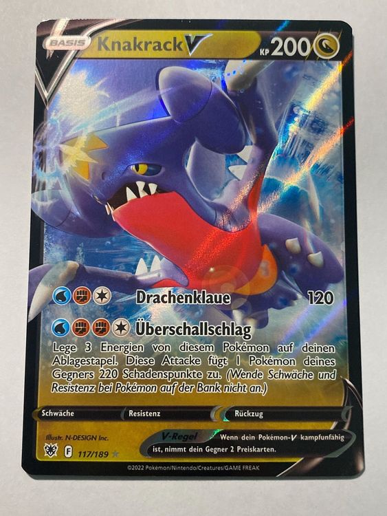 Pokemonkarte Knakrack V | Kaufen auf Ricardo