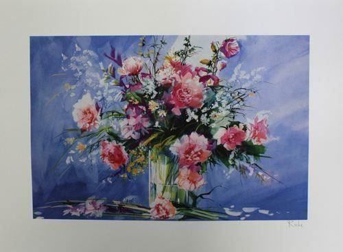 Grafica & Litografie: ROCHE  HANDSIGNIERT LITHOGRAPHIE KÜNSTLERPROBE – Usato da Gersau venduto da grafik-kunst
