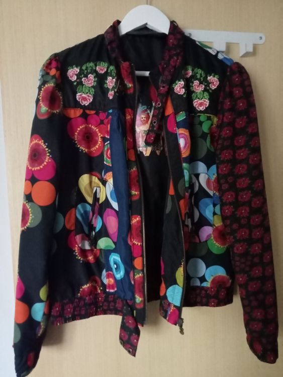 Veste Légère Desigual Multicolore - Taille 40 (38) - Coton - Occasion En Excellent état