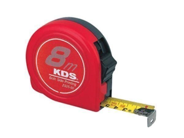Misurare: KDS Rollmeter 8m x 25mm – Nuovo e nell'imballaggio originale da Bern venduto da Glasereibedarf