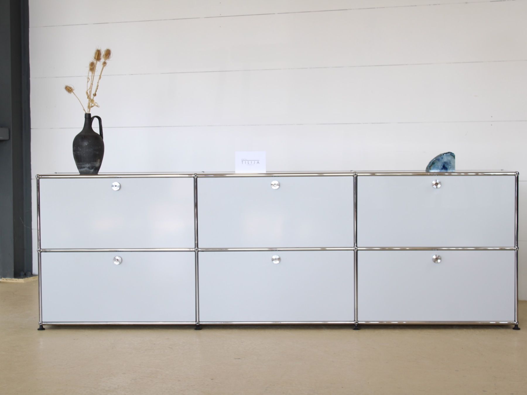 USM Scaffali: USM Sideboard lichtrau, Umbau möglich! – Usato da Meinisberg venduto da atelier_TILIJA 6
